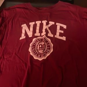 Maroon Nike Just Do It Beaverton Shirt // Mens XL